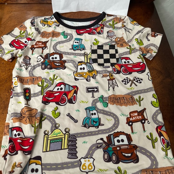 Little Sleepies Cars Daywear Tee 4t - Picture 1 of 1